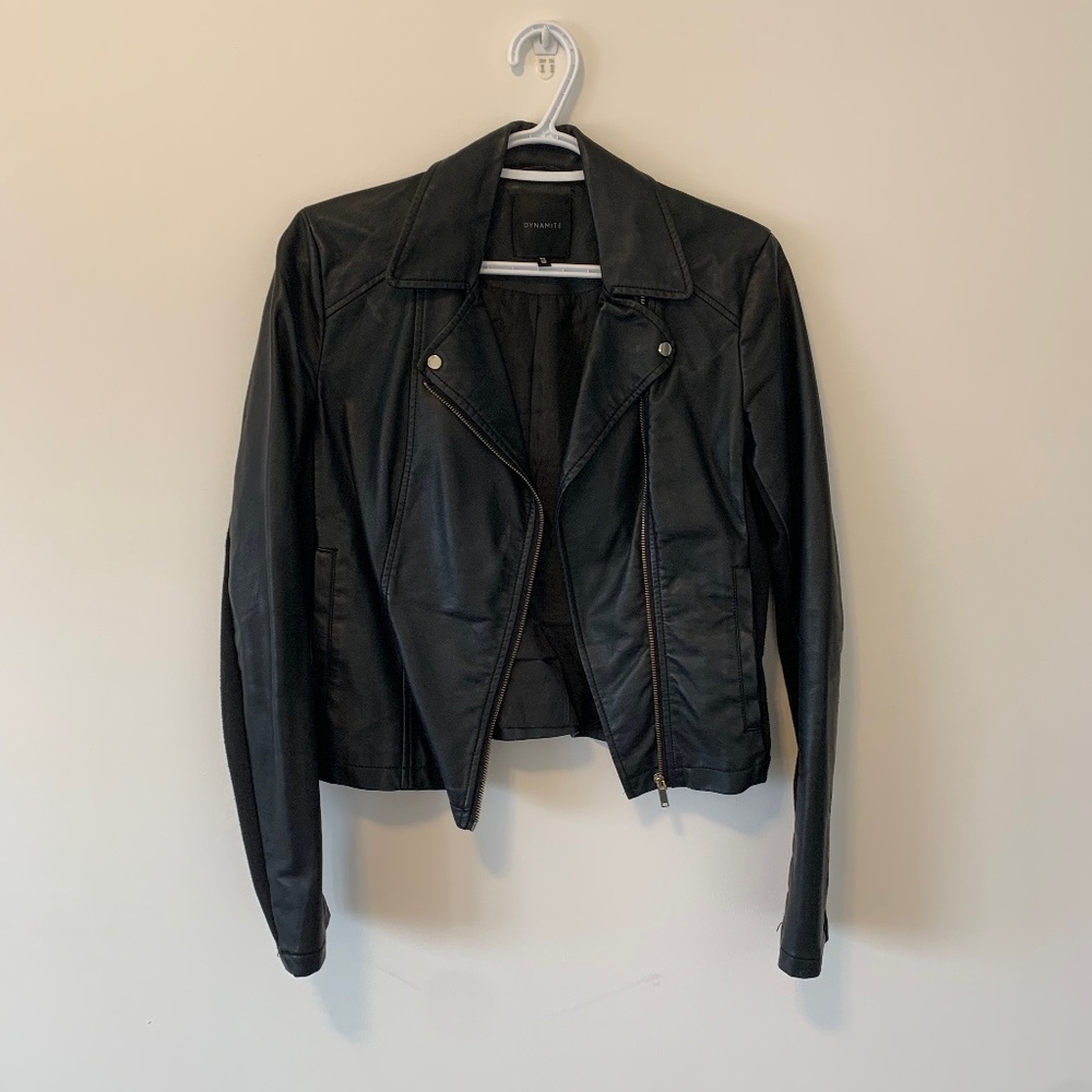 Faux Leather Jacket